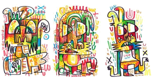 Prints by Jon Burgerman