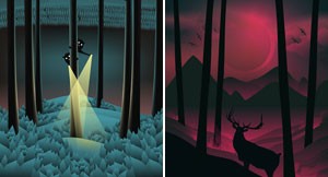 Digital Illustrations by Martynas Pavilonis