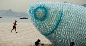 Giant Fish Made From Plastic Bottles