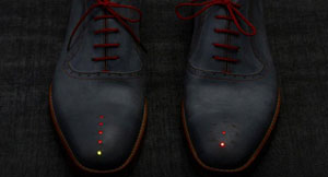 GPS Shoes by Dominic Wilcox