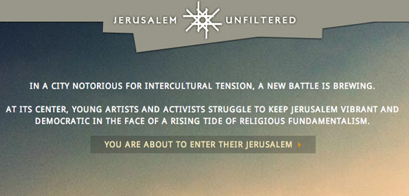 Jerusalem Unfiltered portal